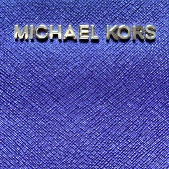 MICHAEL KORS Leather Zip Wallet Purple - Picture 2 of 4
